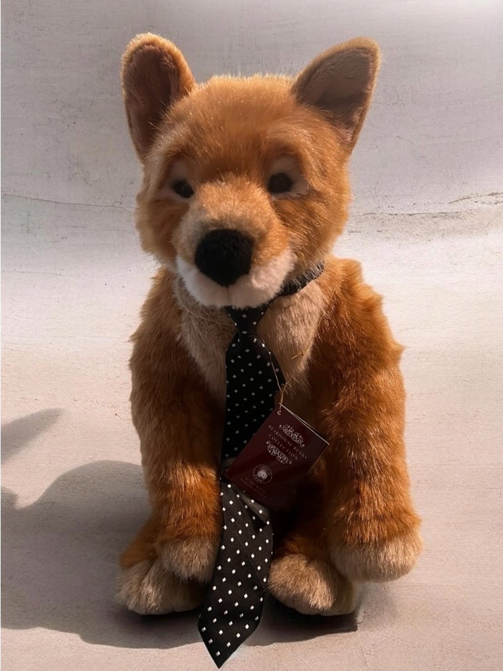 2024 Charlie Bears Pathfinder Thylacine or Tasmanian tiger marsupial plush.